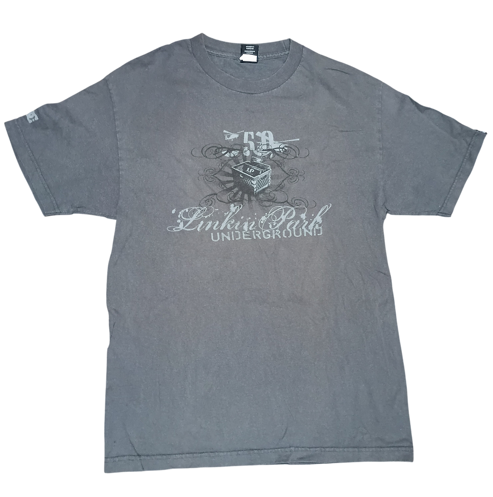 DC Shoes Linkin Park Underground Album Crate Chester Bennington T-Shirt Mens L