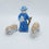 Thumbnail: 1987 Lefton Porcelain Nativity Figurines - 9 Pieces