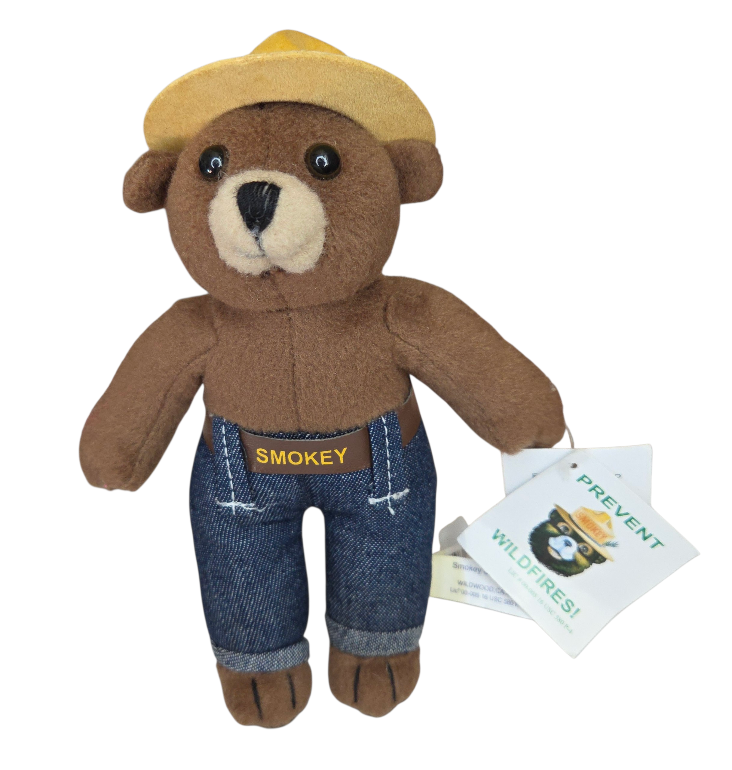 Smokey Signals Smokey the Bear Prevent Forest Fires 8" Plush Stuffed Animal