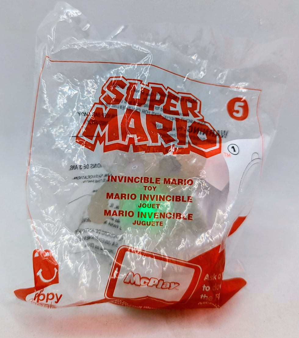 Thumbnail: 2017 Super Mario McDonalds Happy Meal Toy Invincible Mario #5