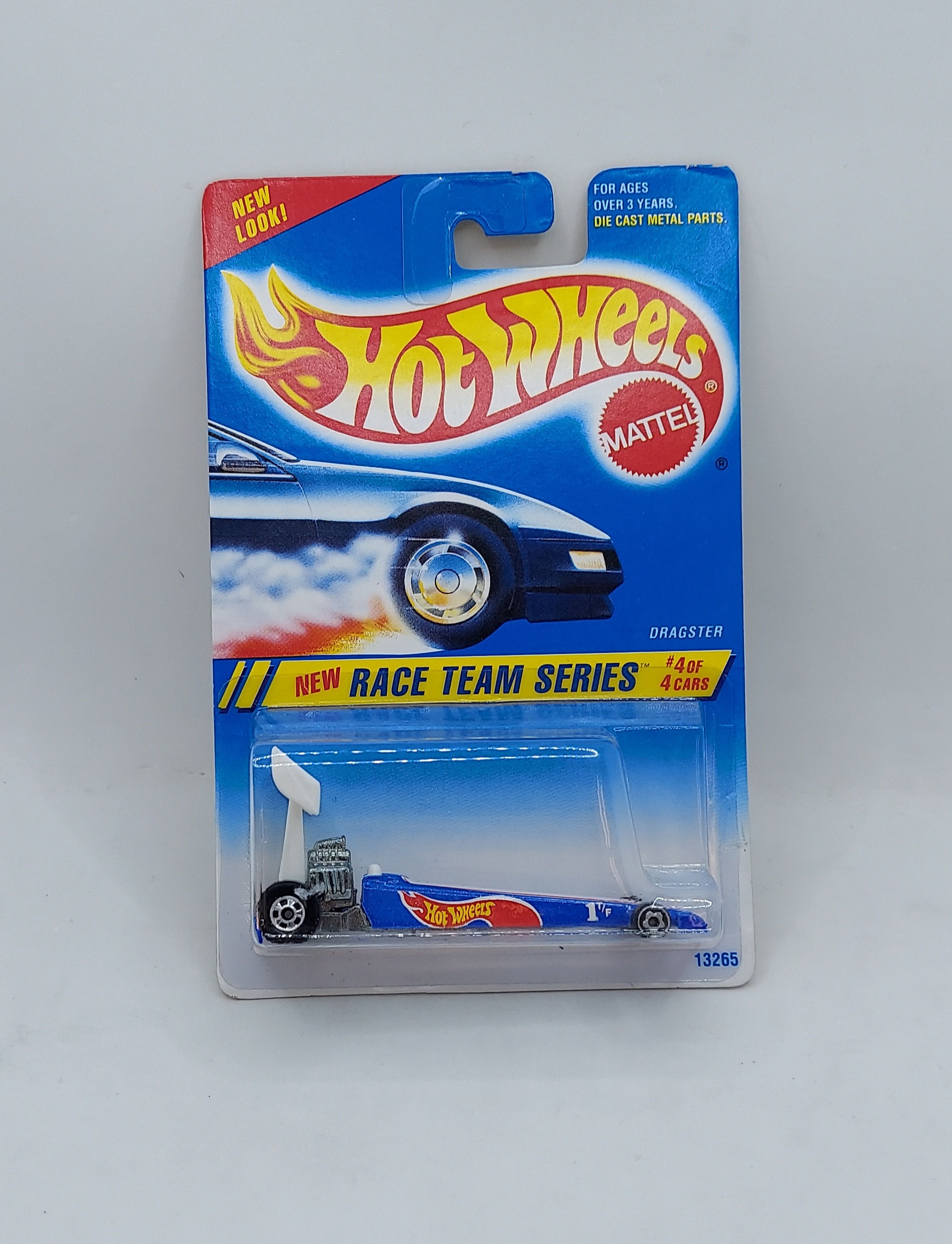 1994 Hot Wheels Race Team Series Dragster #278 Sparkle Blue