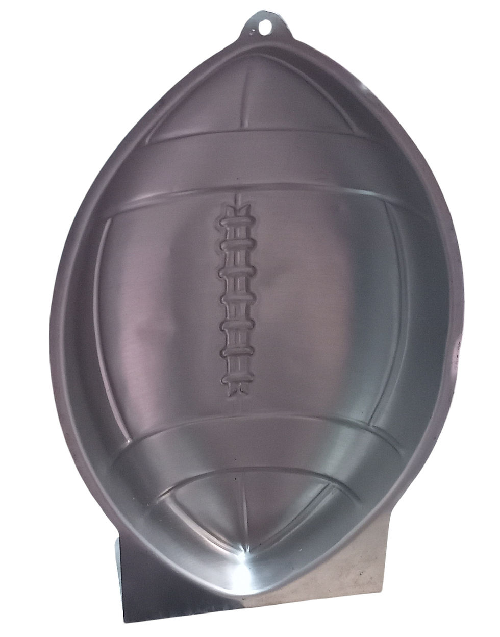 Thumbnail: 1990 Wilton Football Cake Pan Aluminum Baking Mold #2105-6504