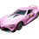 Thumbnail: Hasbro Jada Toys Toyota FT1 Concept Car Power Rangers Pink Ranger Figure 1/32