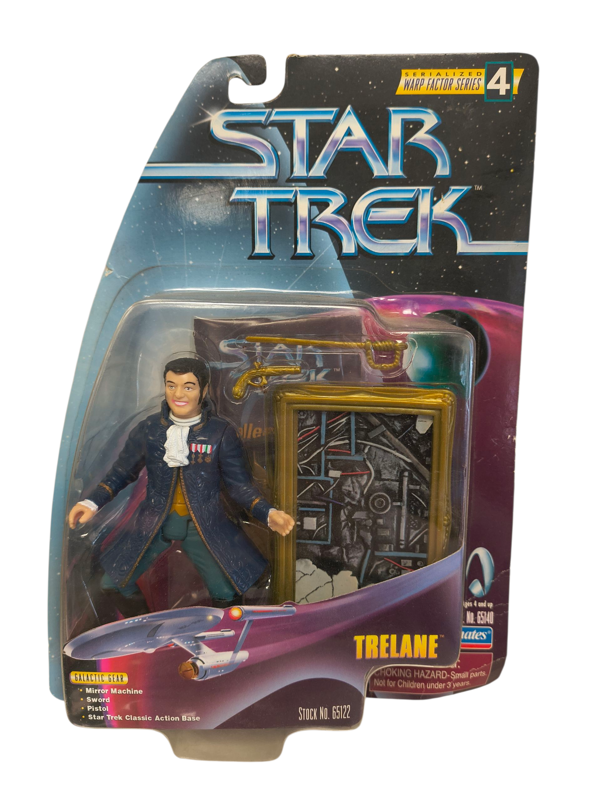 1997 Playmates Star Trek TOS Warp Factor Series Trelane 5" Figure