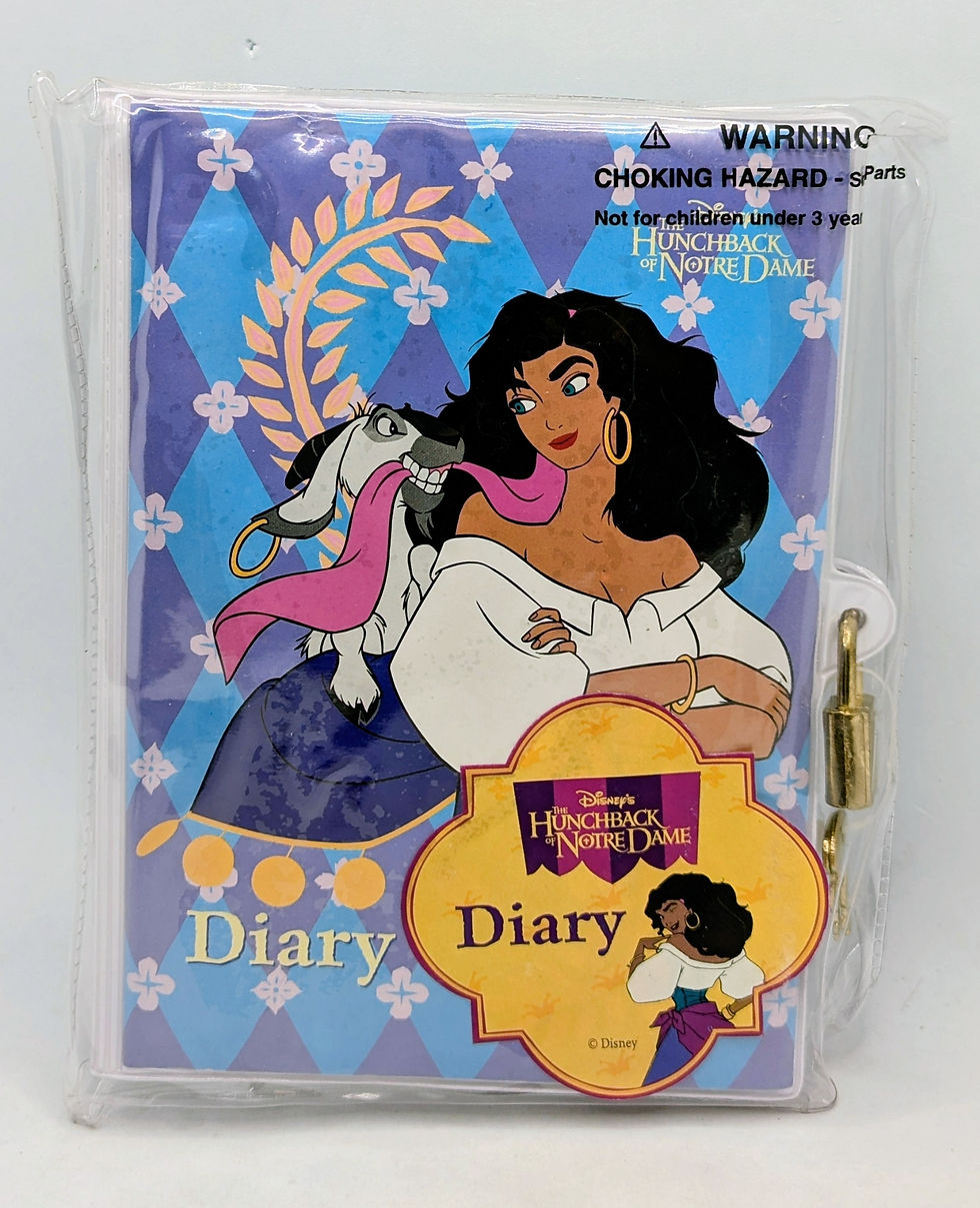 1995 Impact Disney's The Hunchback of Notre Dame Esmeralda Diary With Lock/Key