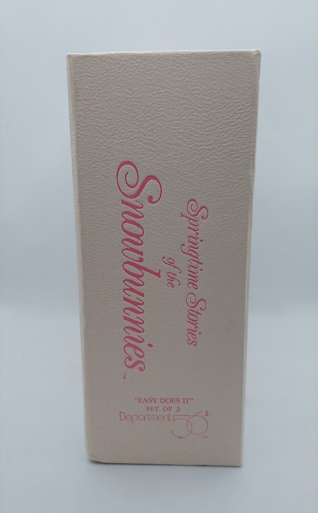 1996 Department 56 Springtime Stories Snowbunnies Easy Does It 26274