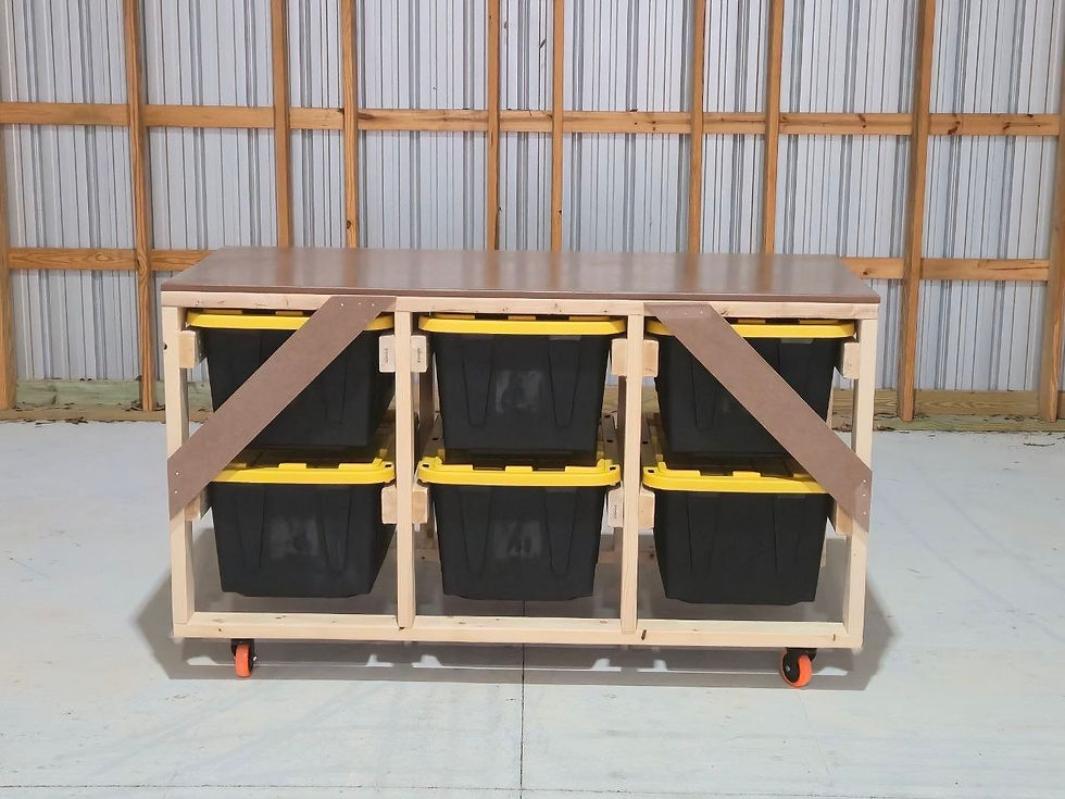 Thumbnail: 2x3 Tote Rack & Workbench