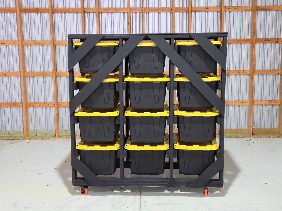 Thumbnail: 3x4 Tote Rack