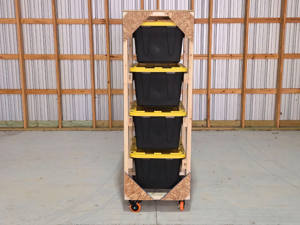 Thumbnail: 1x4 Tote Rack