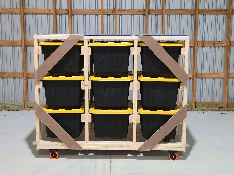 Thumbnail: 3x3 Tote Rack