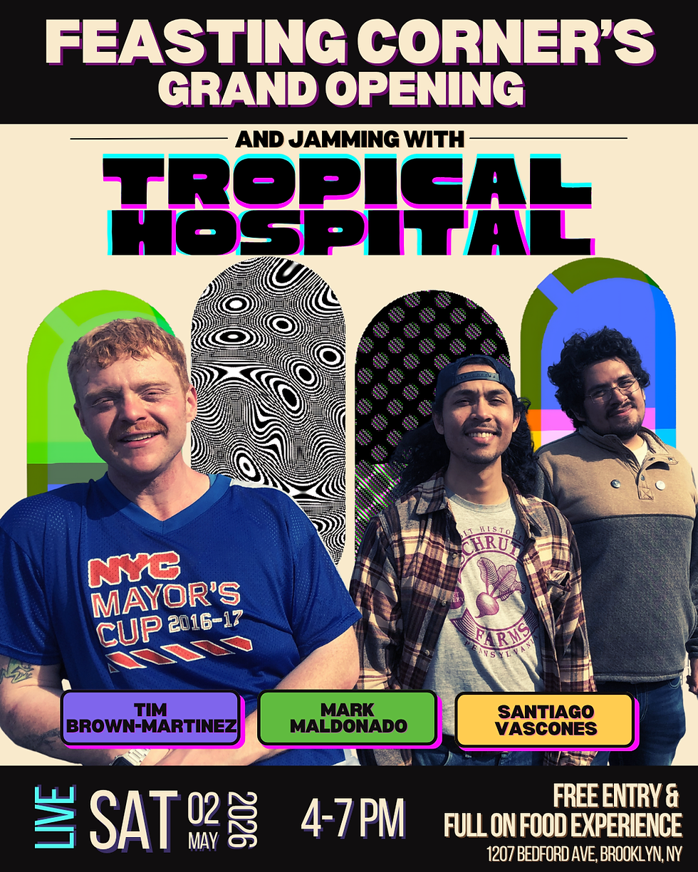 LIVE Jamming with Tropical Hospital at Feasting Corner's Grand Opening!