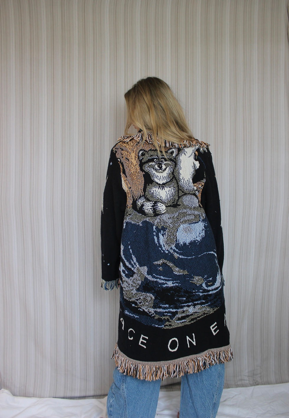 Thumbnail: Peace, Boho Blanket Coat