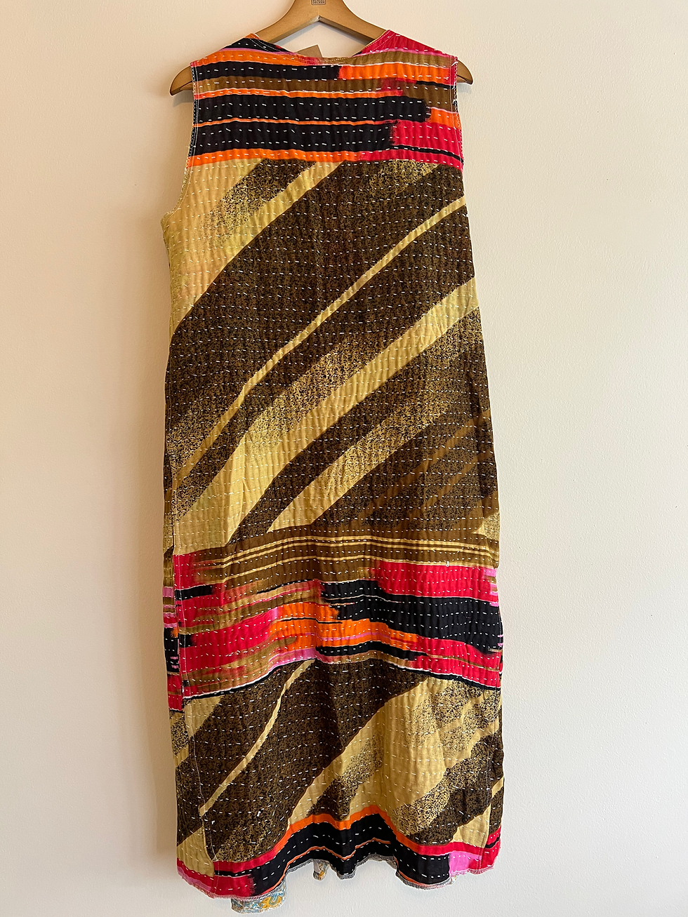 Thumbnail: Reversible Duster- Yellow/Brown