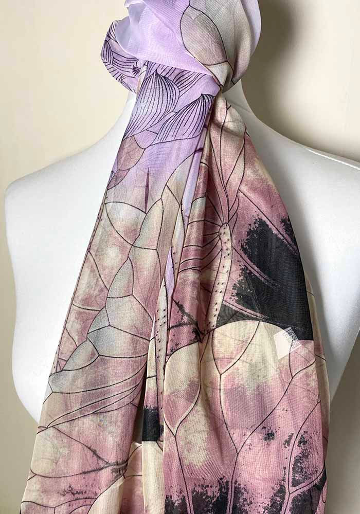 Thumbnail: light floral scarf