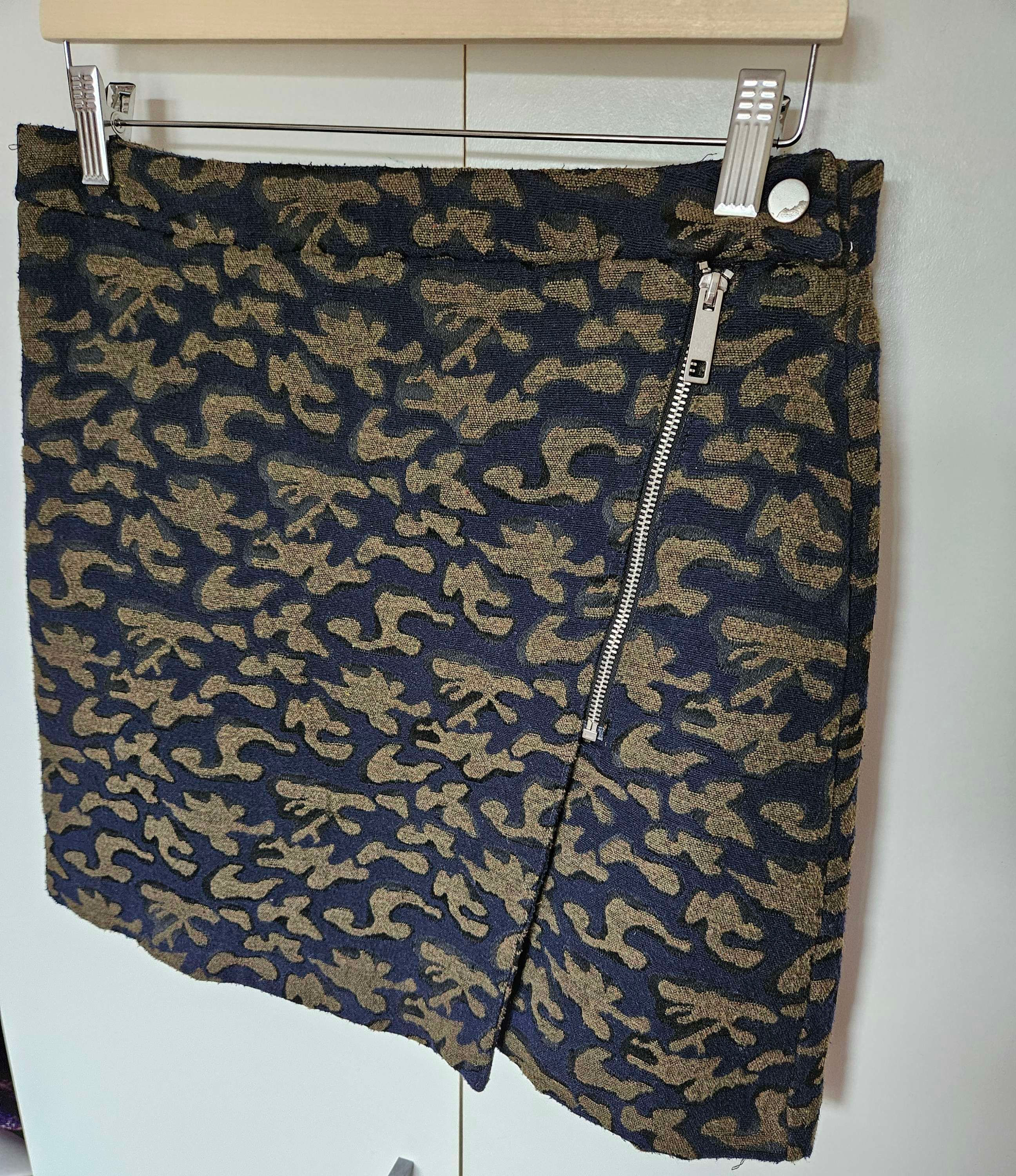 Next Angled Zip-up Skirt UK Size 10