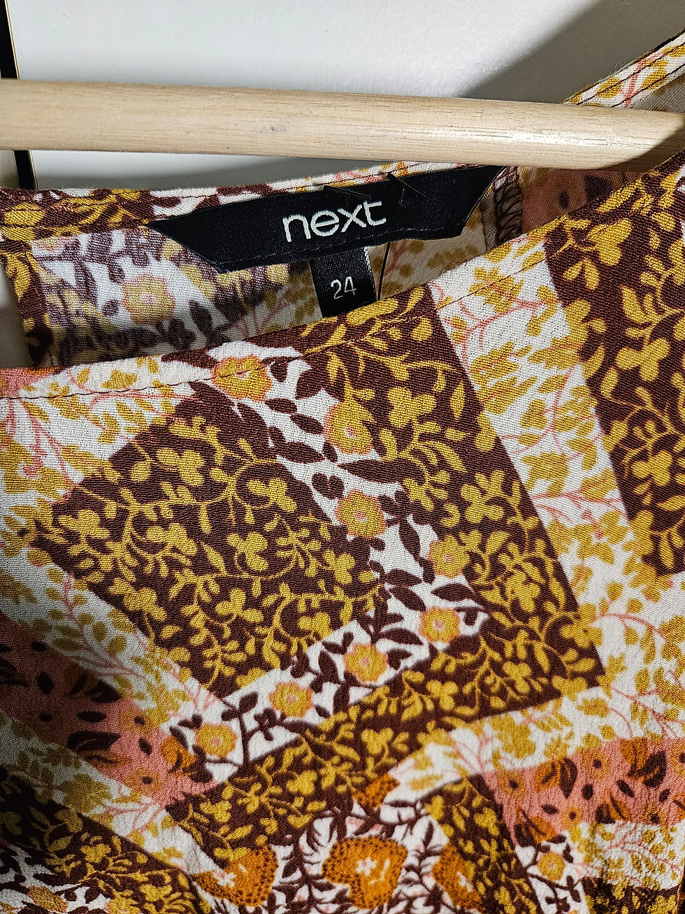 Thumbnail: Next Multi Print Blouse Top UK 24