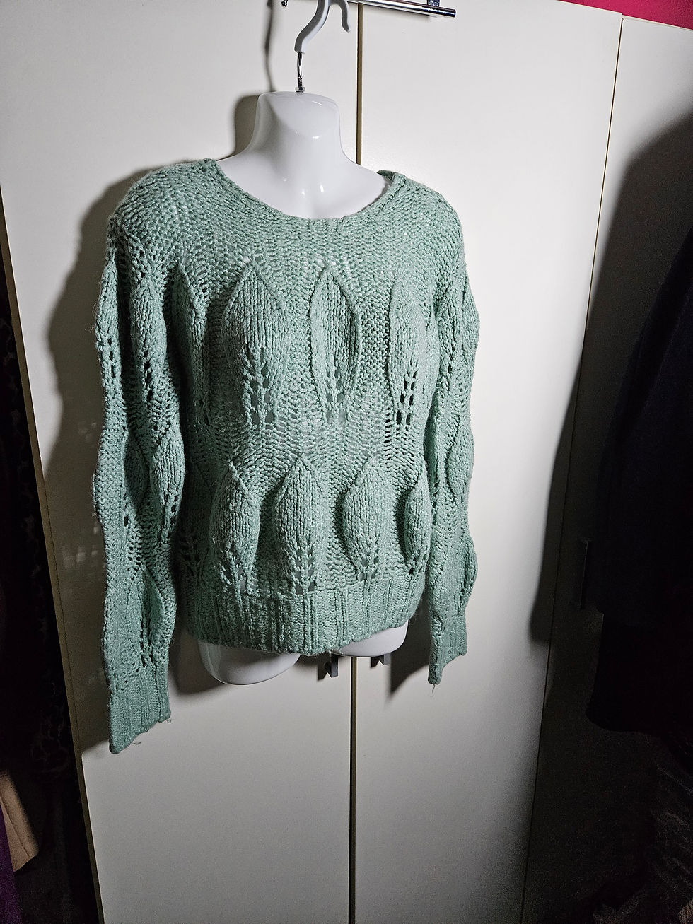 Thumbnail: Topshop Ribbed Jumper Top UK Size S