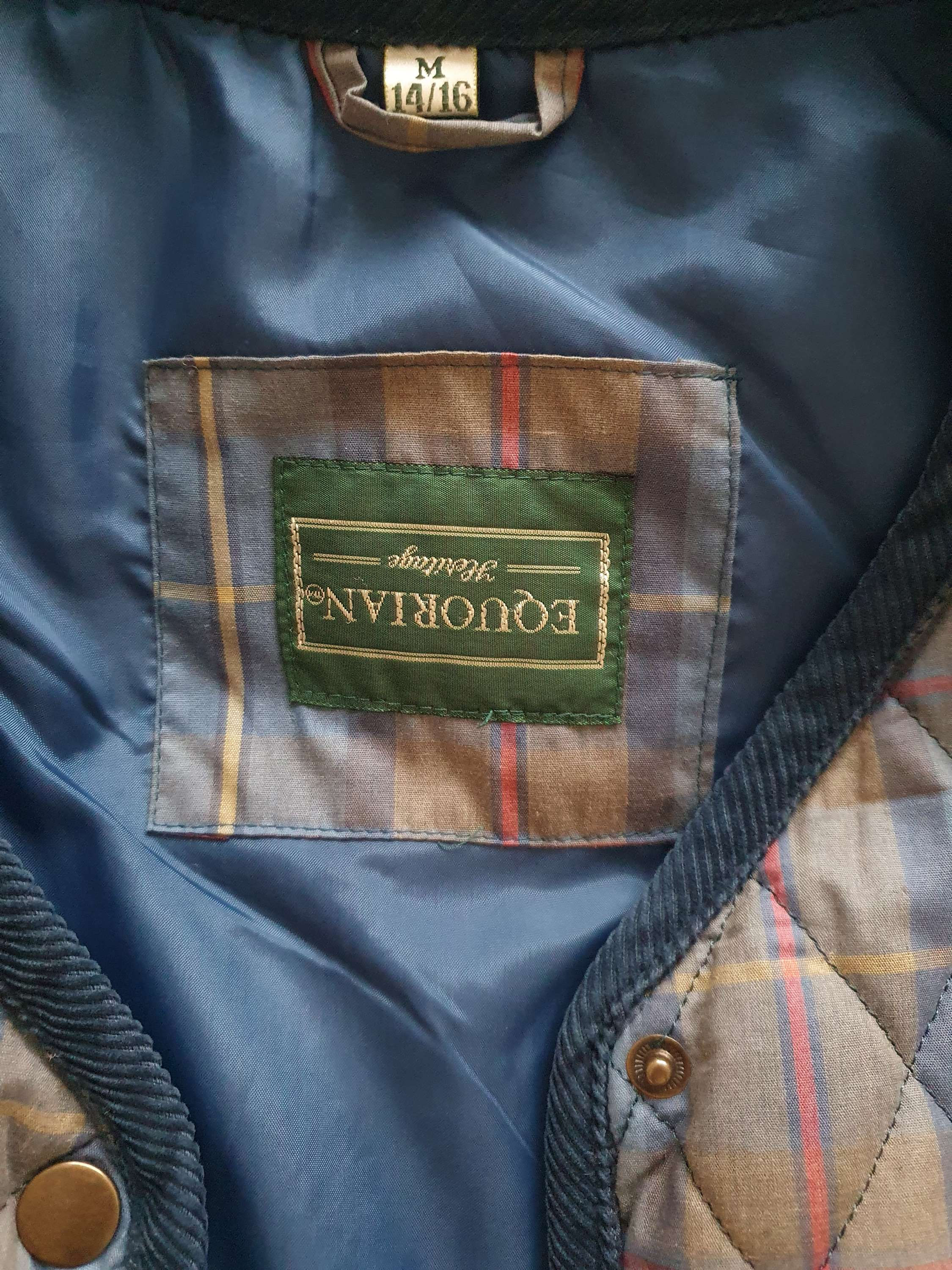 Vintage Unique Label Upside Down Equorian Heritage Country Wear Gilet Size M