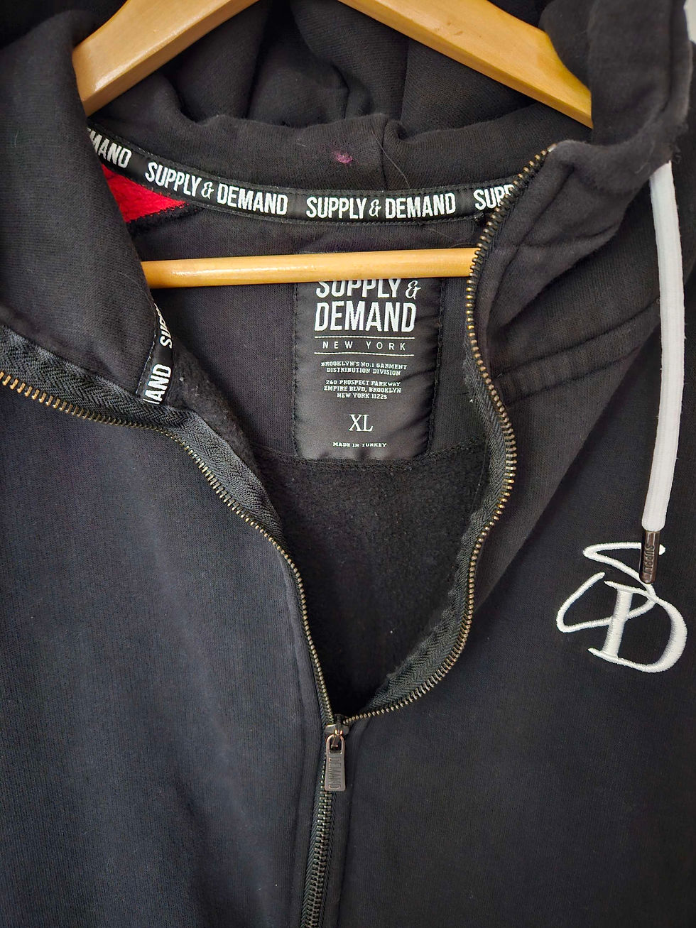 Thumbnail: Supply & Demand Sweater Hoodie Top UK Size XL 
