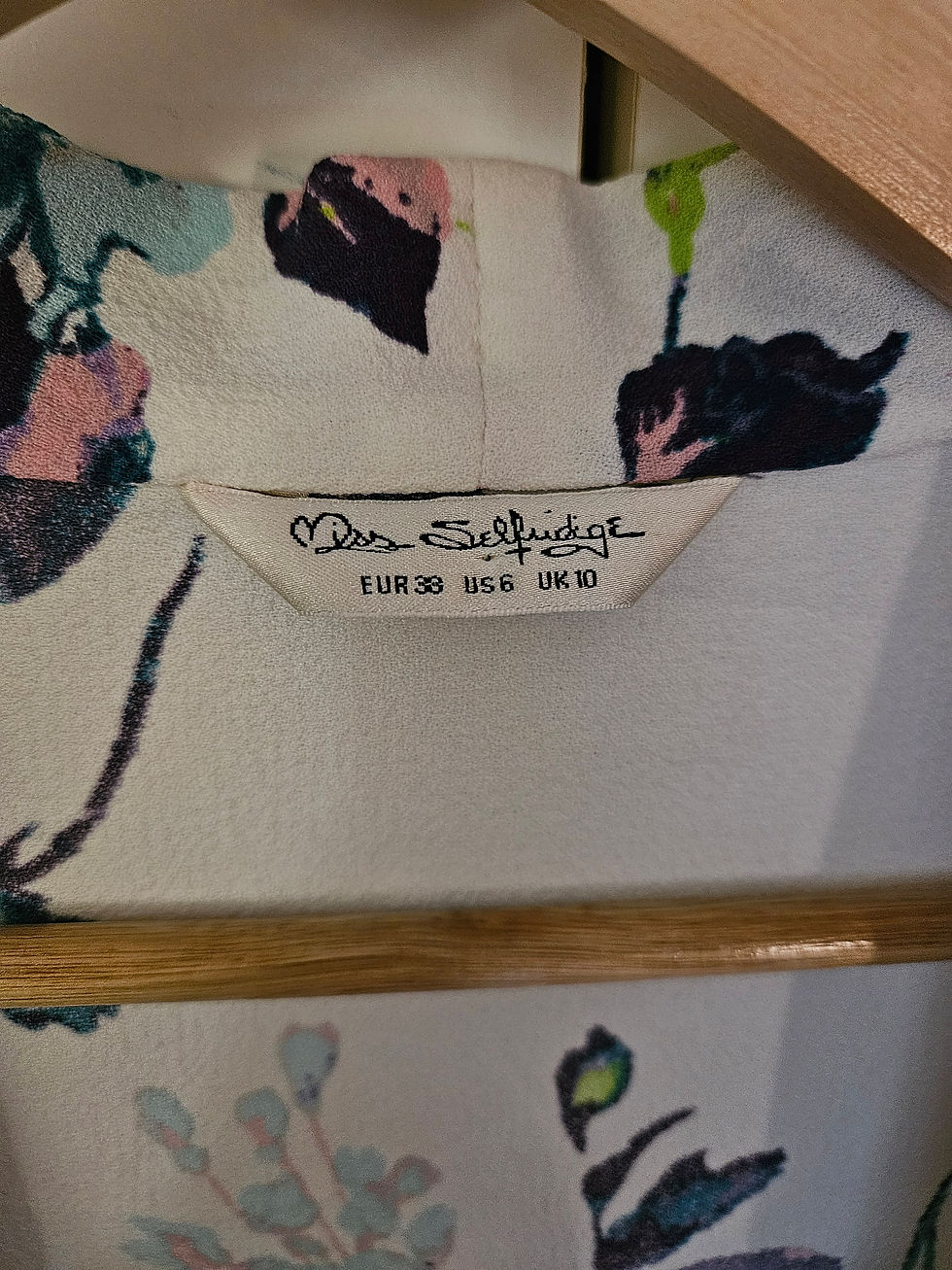 Thumbnail: Miss Selfridge Floral 3/4 Sleeve Jacket UK Size 10