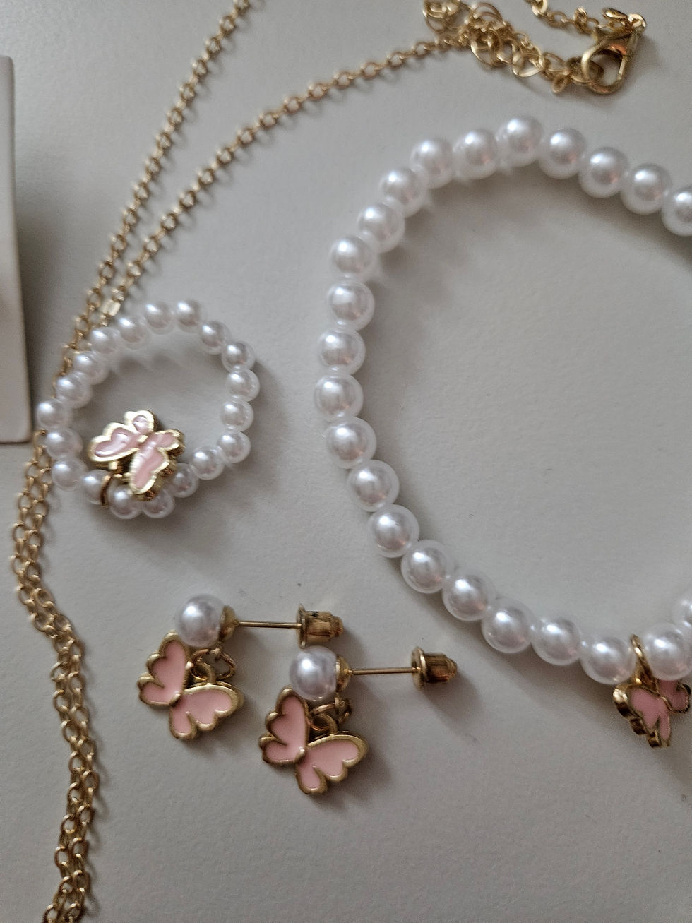 Thumbnail: Costume Jewellery Bundle Earrings Bracelet Ring Necklace 