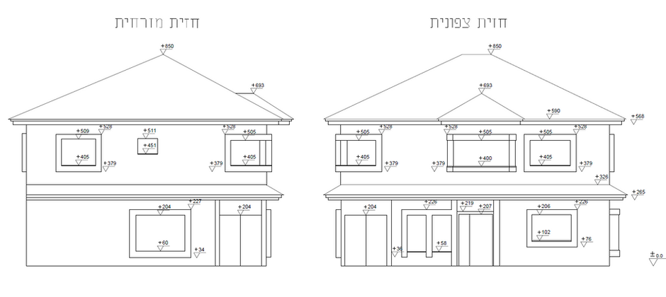 חזית של בית פרטי
