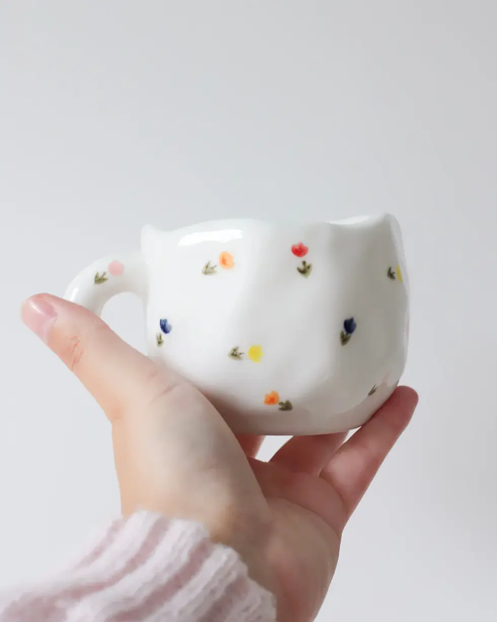 Tasse tulipes colorées