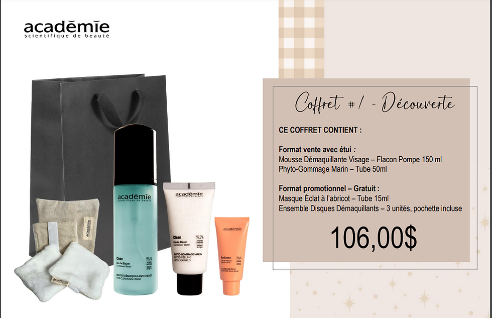 Miniature : Coffret des fête Esthétique: Découverte