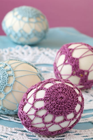 Embroidered Eggs