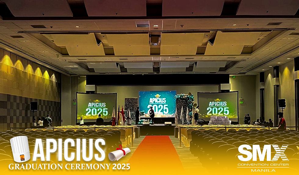 Apicius Culinary Arts 13th Graduation Ceremony at SMX Manila