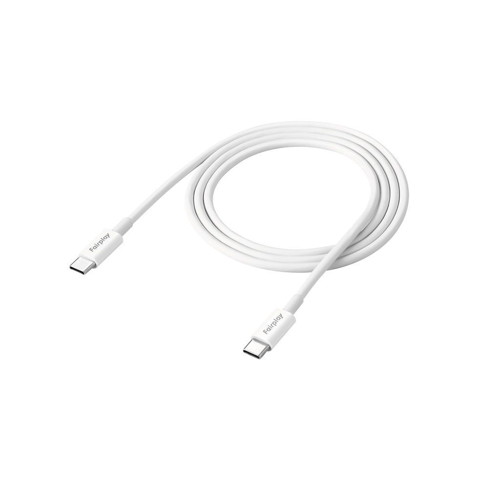 Miniature : FAIRPLAY HIMALYA Câble 100W USB-C/USB-C 2m (Blanc)