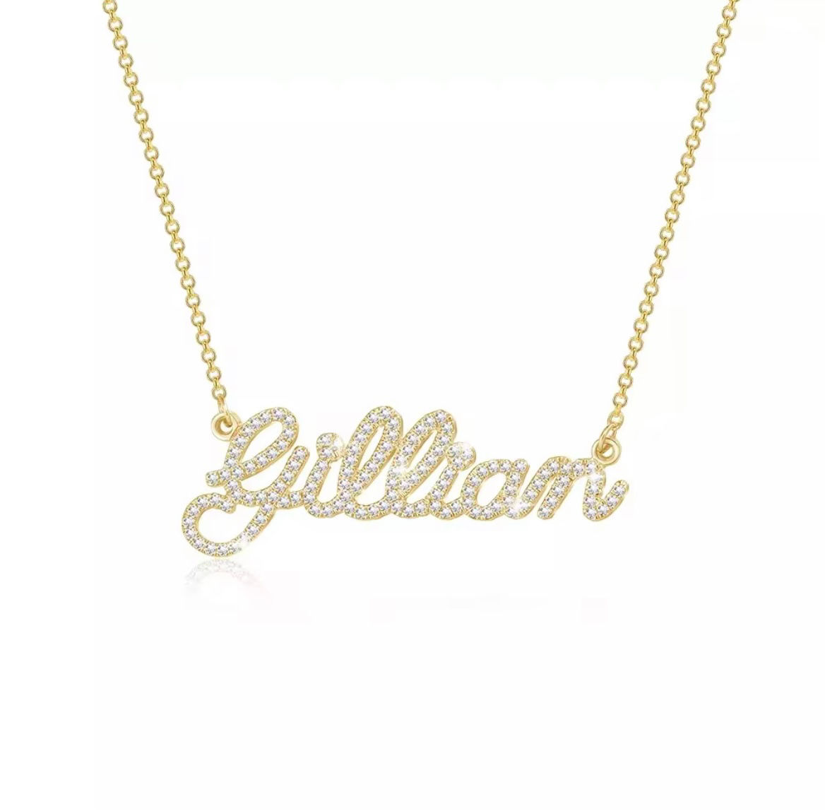 Bling name necklace 