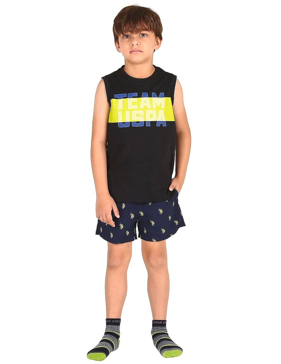 Thumbnail: Boys U.S Polo Brand Boxer Shorts