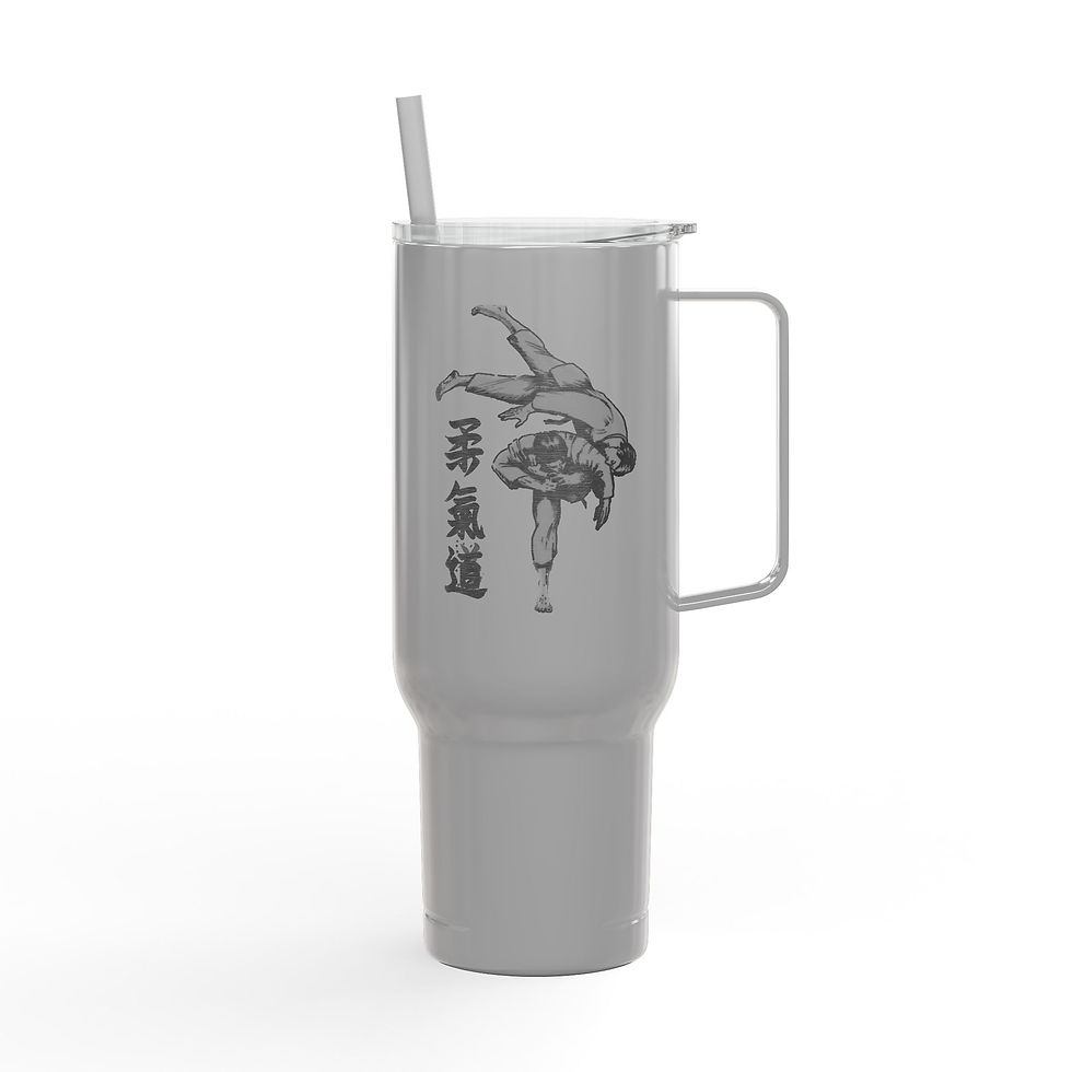 Thumbnail: Jujitsu Insulated Tumbler 40oz - Sports Mug for Martial Arts Enthusiasts