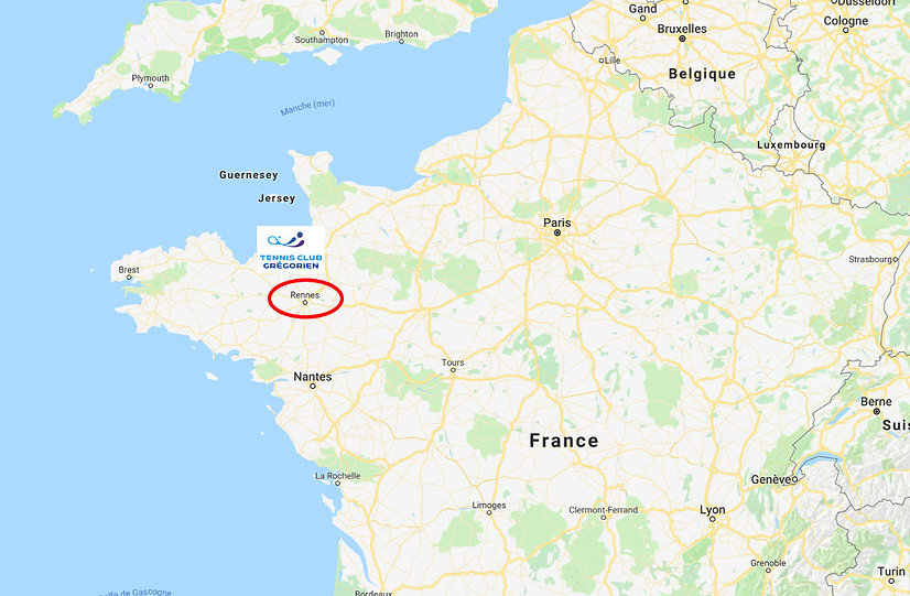 situation Rennes en France