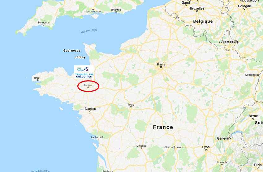 situation Rennes en France