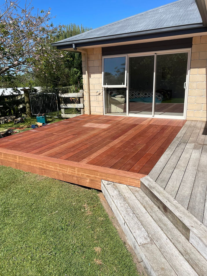 Kwila Deck Extension 