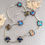 Thumbnail: Czech glass necklace and earrings set