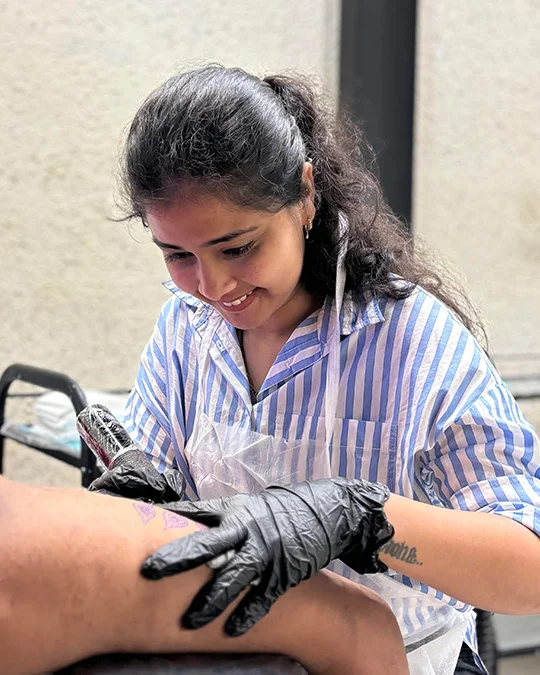 Sneha Patel, leading female tattoo artist