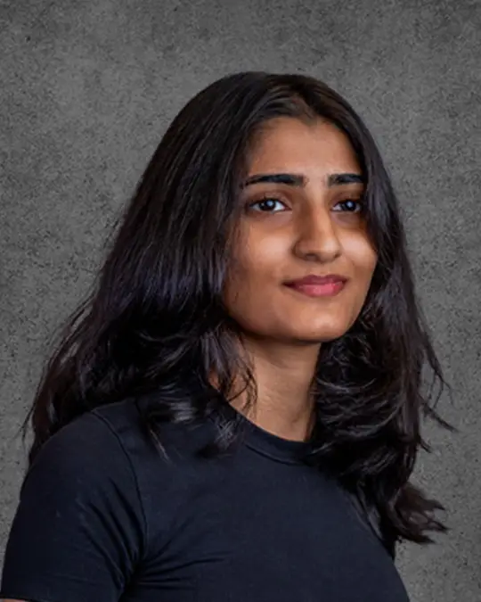 Grishita Suthar, expert in line art and minimalist tattoos at Aliens Tattoo in Ahmedabad