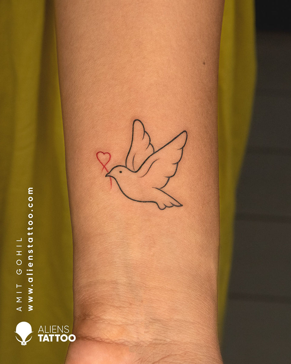 dove peace tattoo