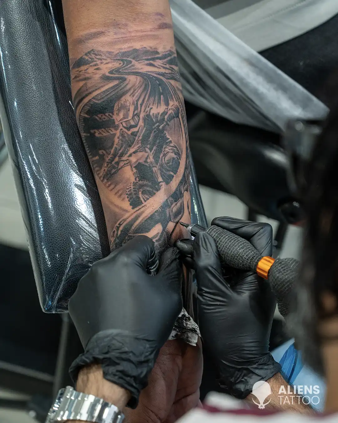 3d bikers tattoo