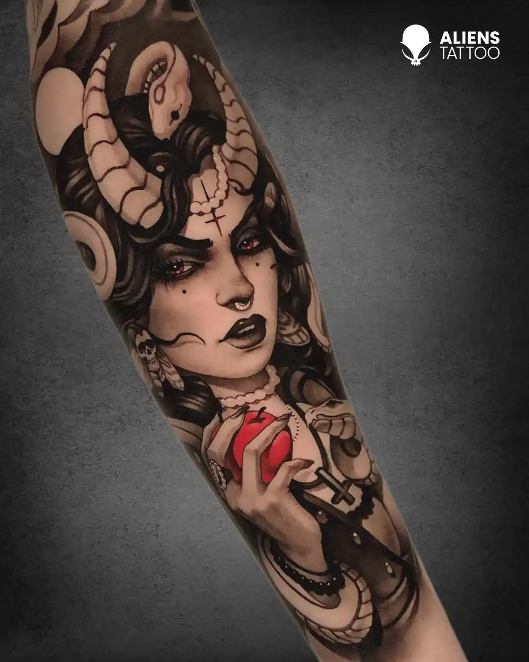 Neo Traditional Art Tattoo