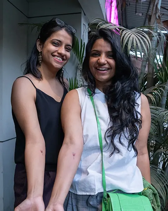 our happy clients at best tattoo studio in delhi