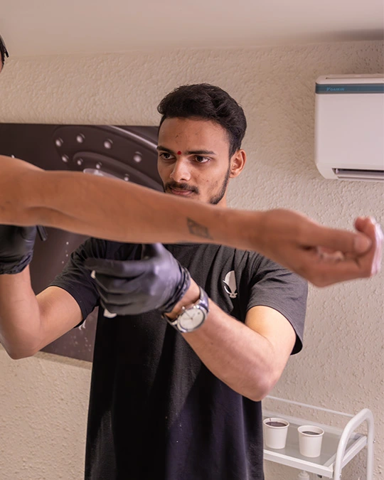 tejas navaskar at Aliens tattoo
