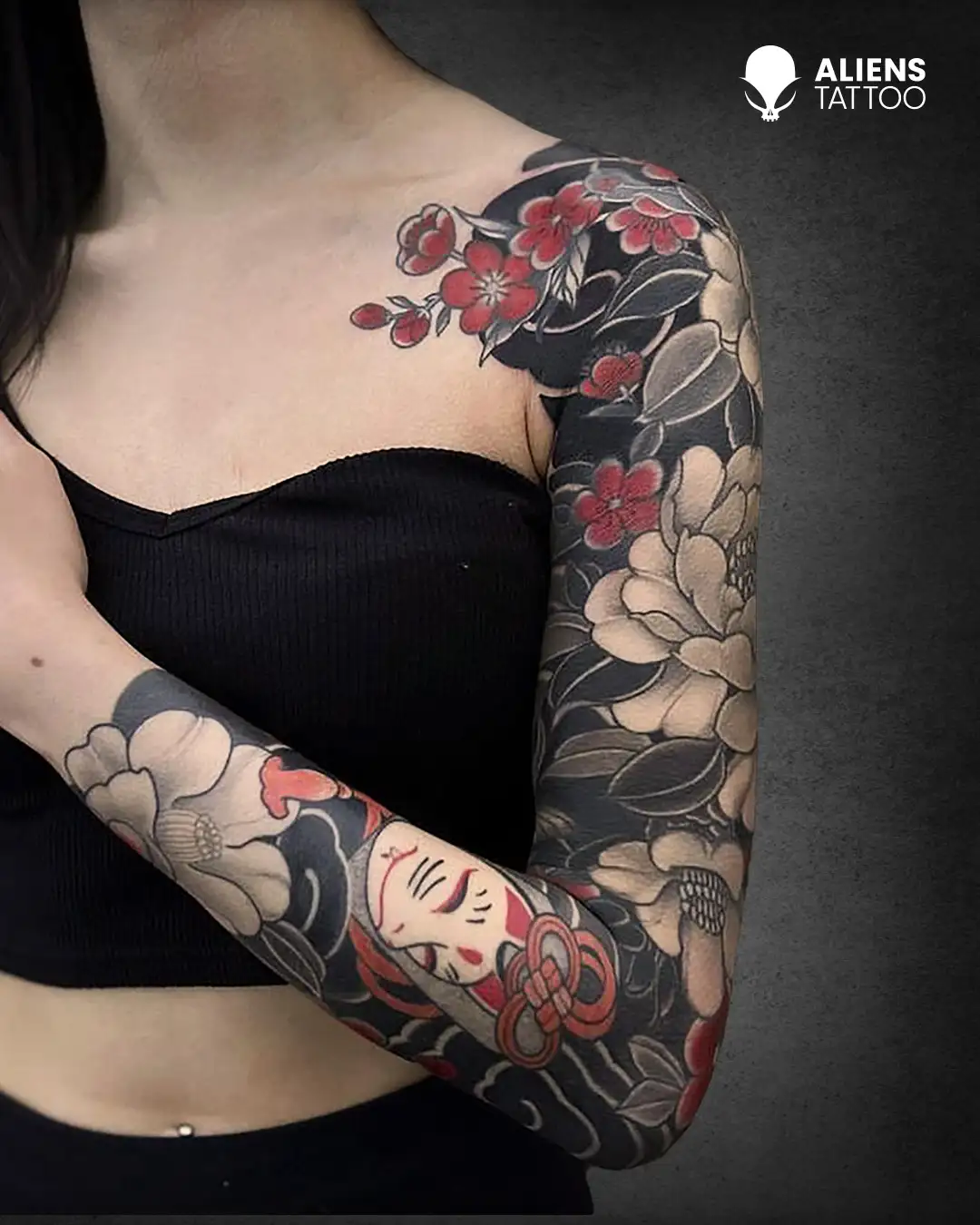 Japanese Style Tattoos Women