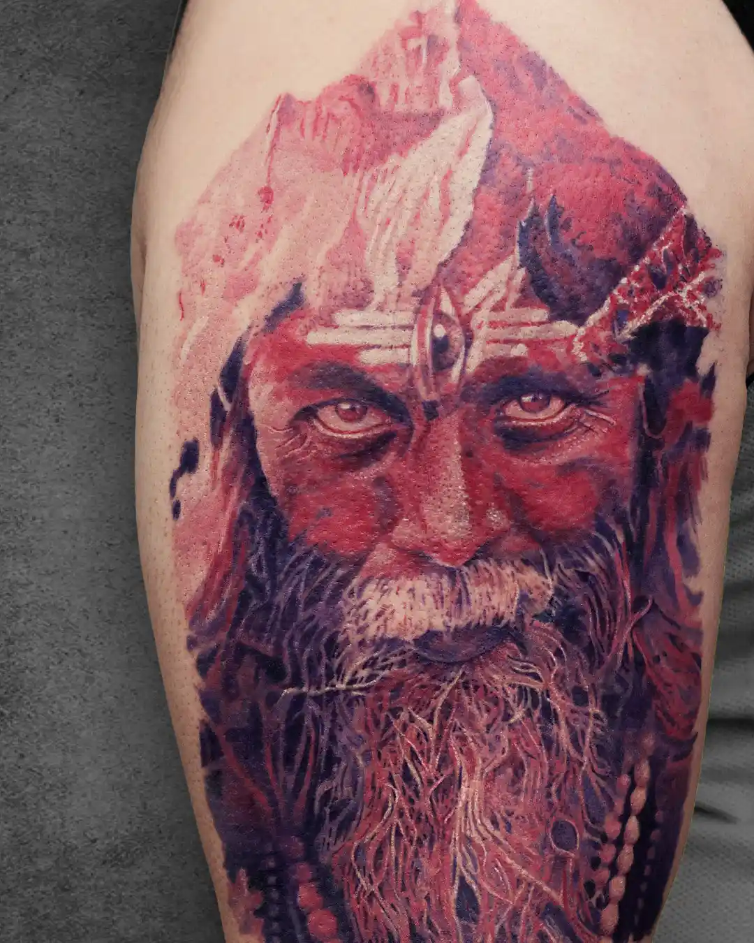 color aghori tattoo