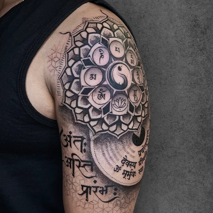 Realism tattoo with expressive lifelike features by Yash Ushir