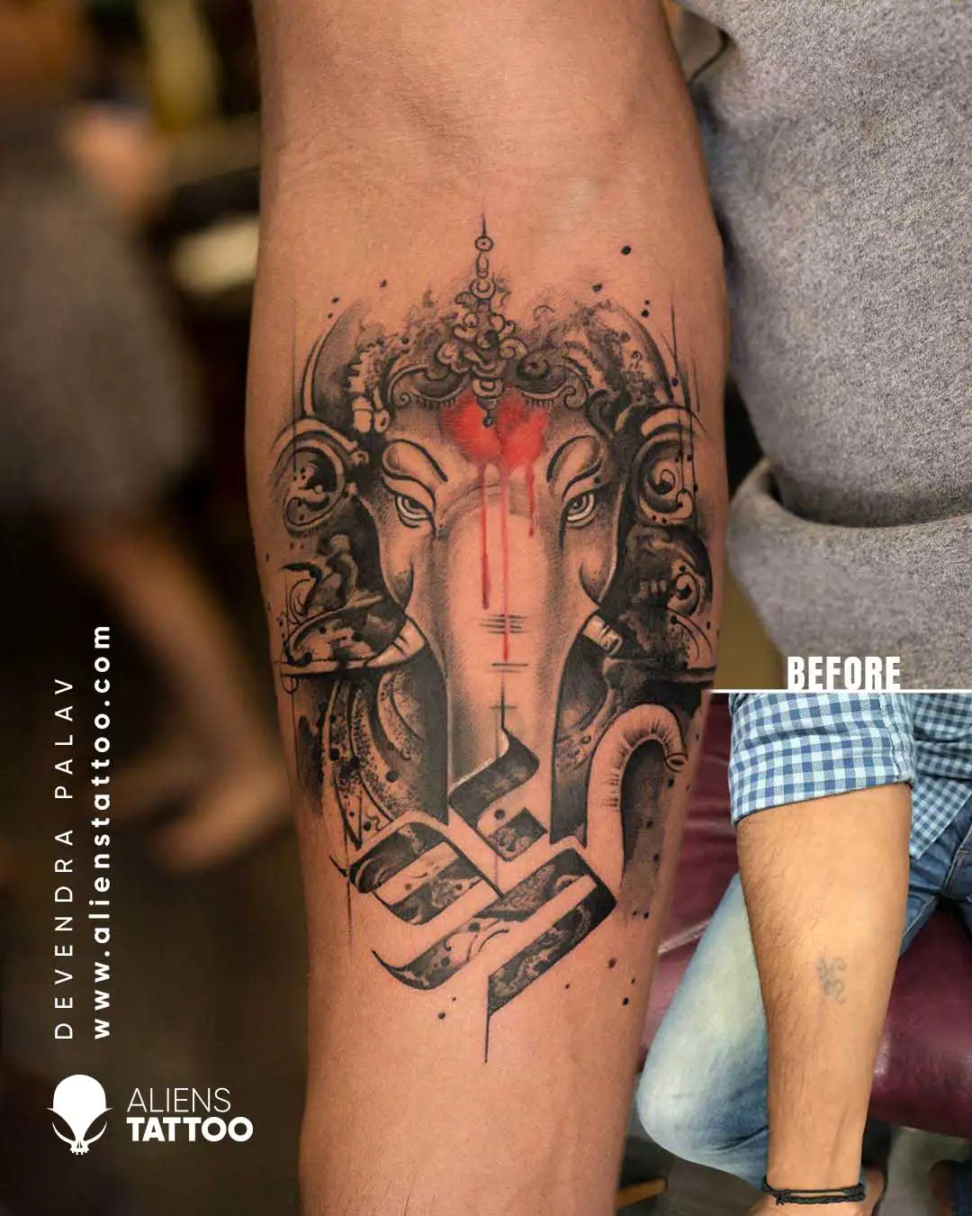 lord ganesha tattoo