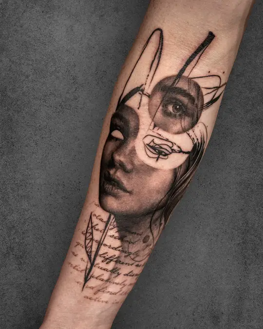 Lifelike miniature realism tattoo by Sneha Patel at Aliens Tattoo